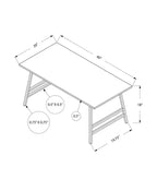 Table Basse Moderne 40 - Plateau Taupe avec Pieds en Métal Noir