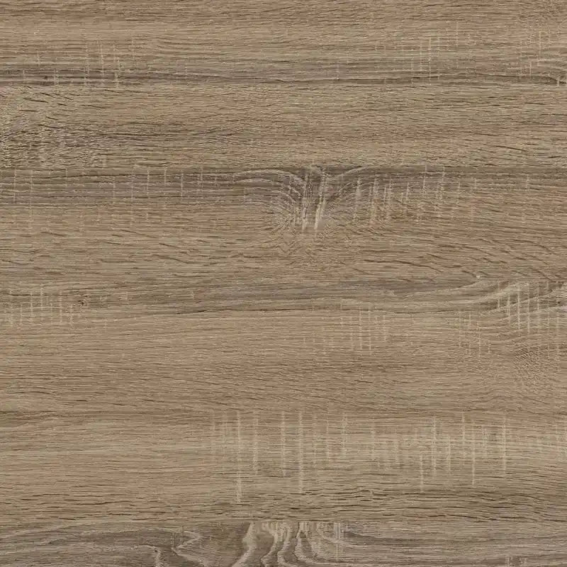 Table Basse Moderne 40 - Plateau Taupe avec Pieds en Métal Noir