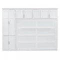 Eileen Space-saving Murphy Wall Bed With Cabinets