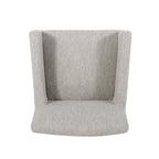 Tabourets de comptoir Griffith de 26 po de hauteur avec tissu rembourré et pieds en bois massif