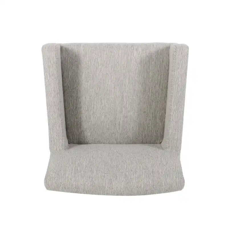 Tabourets de comptoir Griffith de 26 po de hauteur avec tissu rembourré et pieds en bois massif