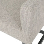 Tabourets de comptoir Griffith de 26 po de hauteur avec tissu rembourré et pieds en bois massif
