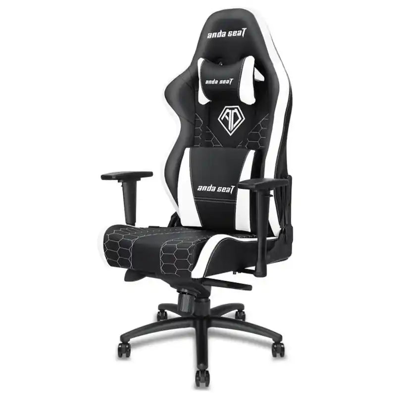 Chaise gaming Série - Noir/Blanc