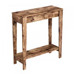 31 Console Table With 1 Shelf - Dark Taupe