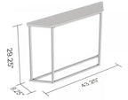 44 Table console moderne - Marbre finition or