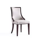 Grandes chaises de salle à manger en similicuir