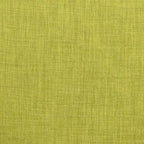 Fauteuil d'appoint Miller en tissu aspect lin – Vert et Noyer