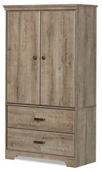Holt Bedroom 2-Drawer Chest with Storage Cabinet, 33.75W x 63.5H, Made in Canada