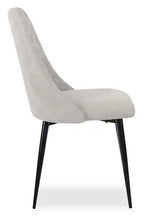 Chaise de salle à manger Miya en tissu polyester