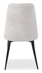 Chaise de salle à manger Miya en tissu polyester
