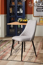 Chaise de salle à manger Miya en tissu polyester