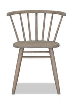 Chaise de salle à manger Remi à dossier incurvé et barreaux