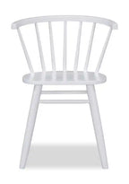 Chaise de salle à manger Remi à dossier incurvé et barreaux