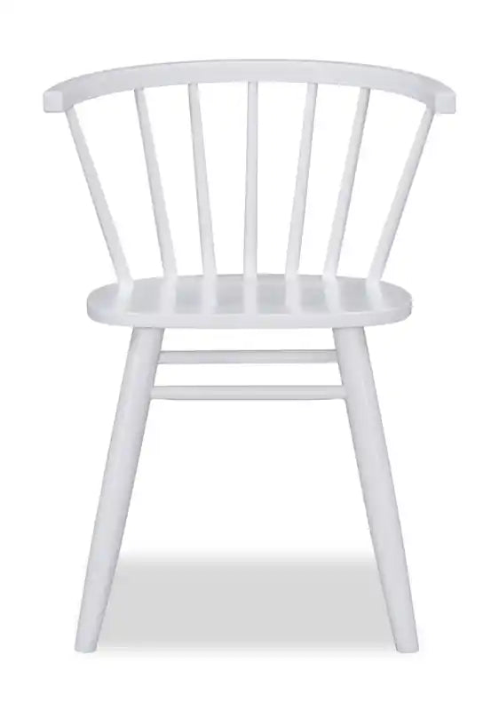 Chaise de salle à manger Remi à dossier incurvé et barreaux
