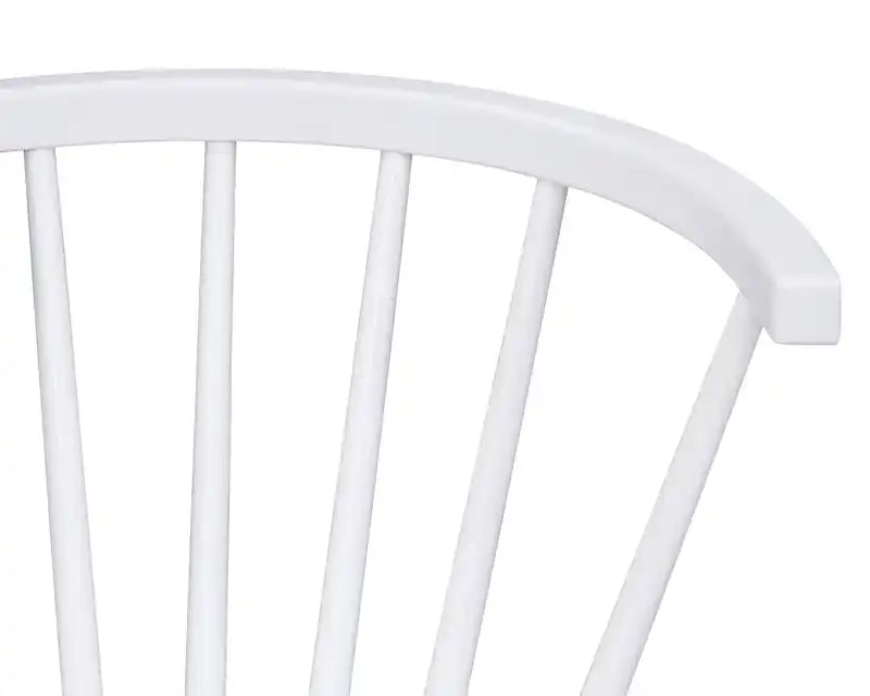 Chaise de salle à manger Remi à dossier incurvé et barreaux