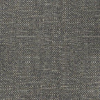Chaise de salle à manger à dossier cabriolet avec tissu aspect lin